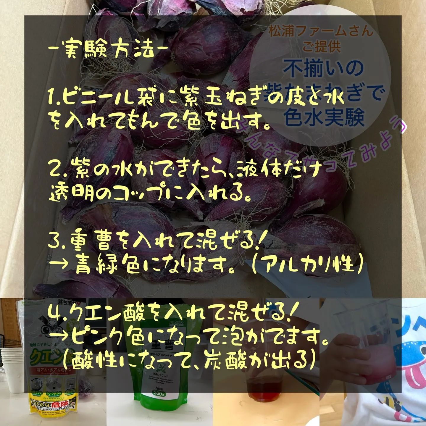 ✴︎高須保育園 実験遊び